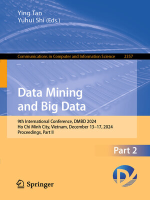 cover image of Data Mining and Big Data